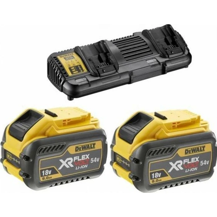 Μπαταρίες Εργαλείου Dewalt FLEXVolt DCB132X2-QW 2x 9.0 Ah + charger