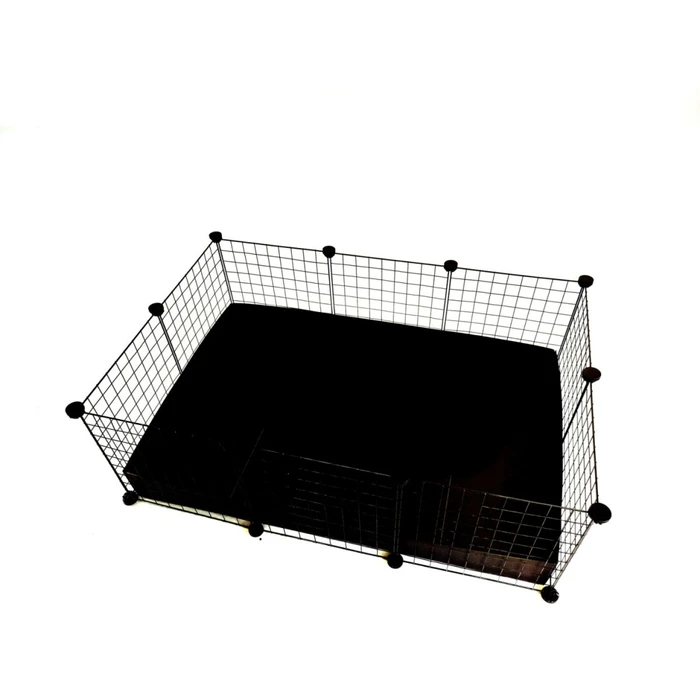 Κλουβί Τρωκτικών C&C Modular 3x2 110x75 cm guinea pig, hedgehog, black
