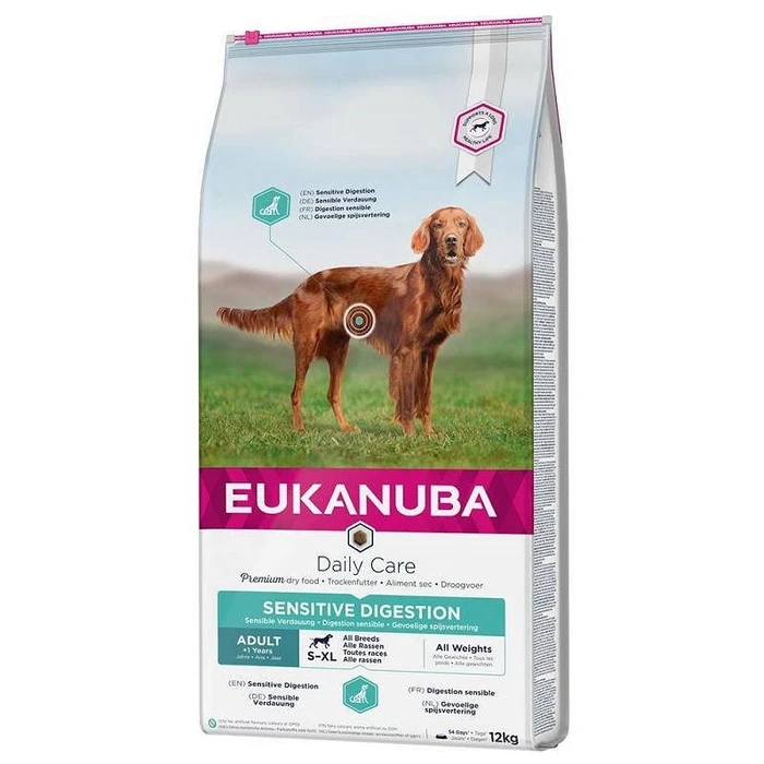 Ξηρά Τροφή Σκύλων Eukanuba Daily Care Adult Sensitive Digestion 12 kg