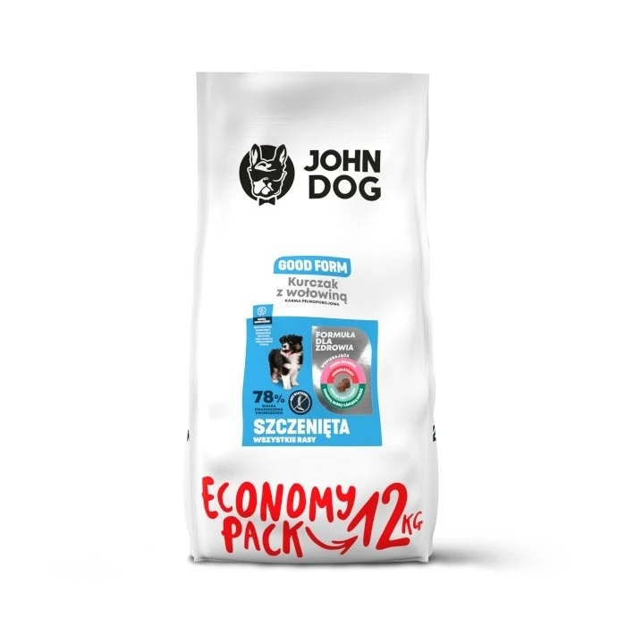 Ξηρά Τροφή Σκύλων John Dog Good Form Puppy Chicken with beef 12 kg