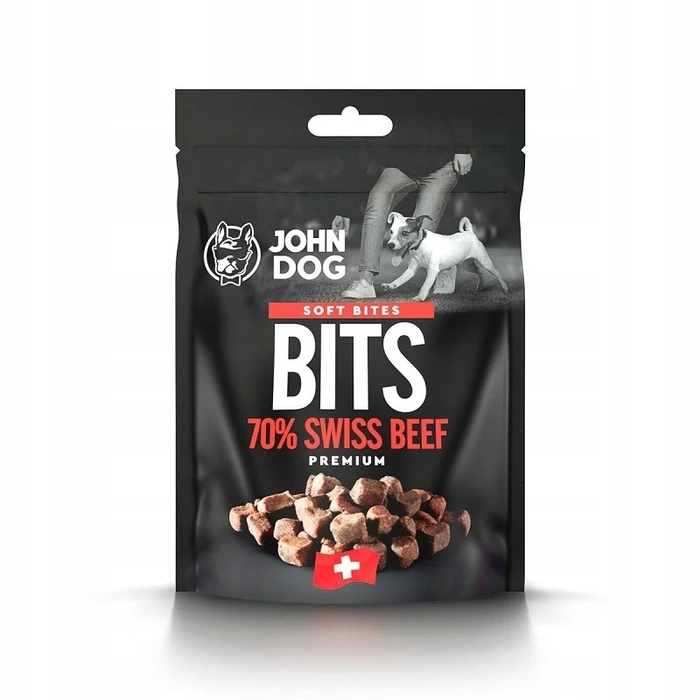 Σνακ για τον Σκύλο John Dog Soft Bites Bits Beef 70% 100g