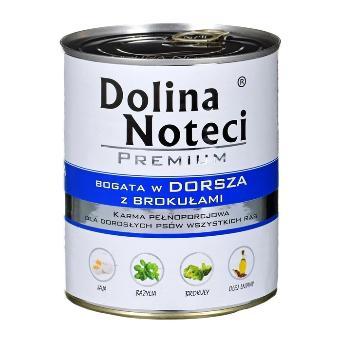 Υγρή Τροφή Σκύλων Dolina Noteci Premium Rich in cod and broccoli 800 g