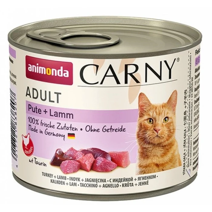 Υγρή Τροφή Γάτας Animonda Carny Adult Turkey with lamb 200g