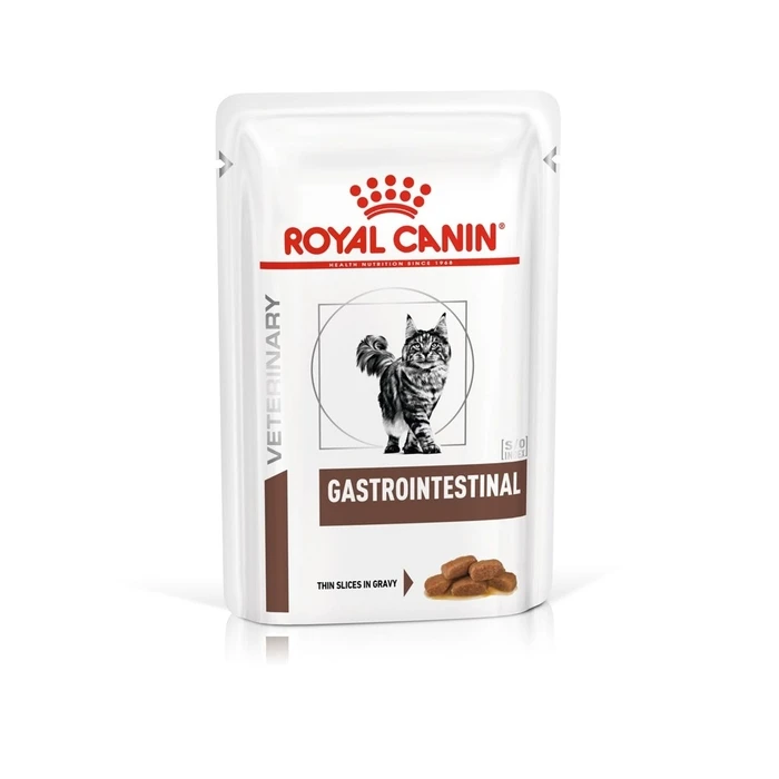 Υγρή Τροφή Γάτας Royal Canin Gastrointestinal Chunks in sauce Poultry, Pork 12x85 g