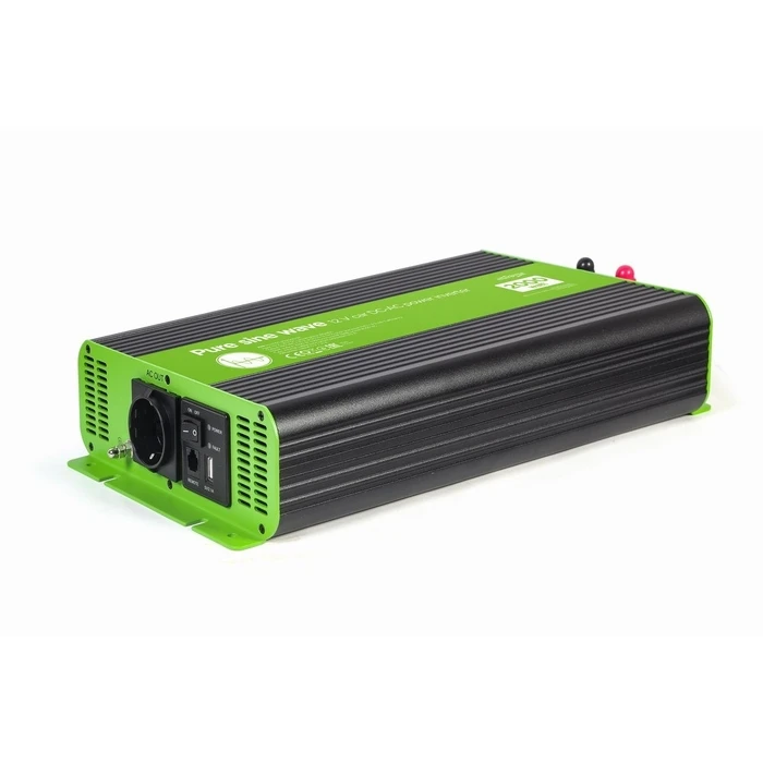 Inverters Αυτοκινήτου Energenie Gembird EG-PWC-PS2000-01 12 V Pure sine wave DC-AC 2000 W