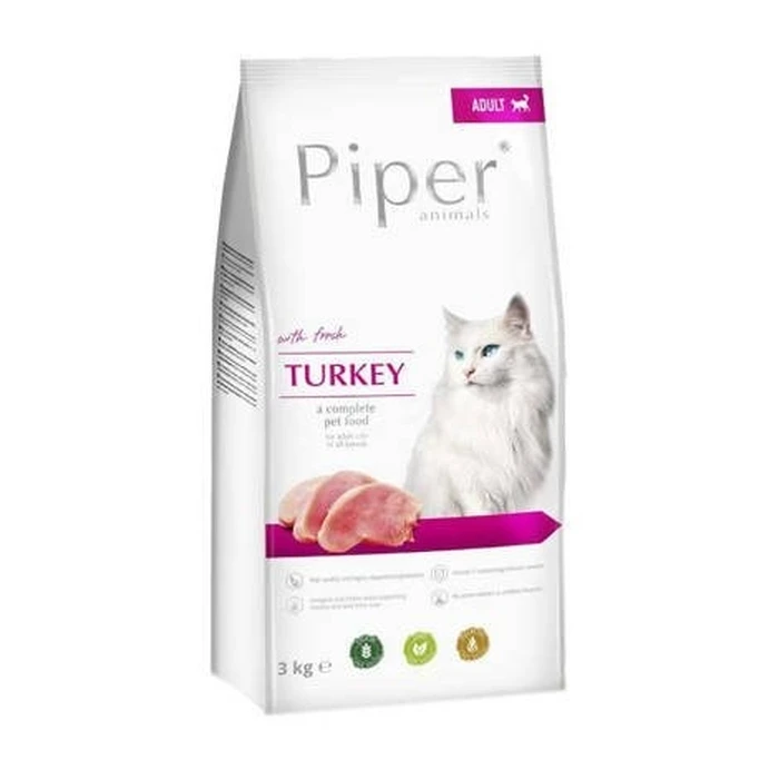 Ξηρά Τροφή Γάτας Dolina Noteci Piper Animals with turkey 3 kg