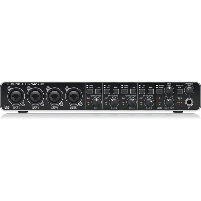 Επαγγελματική Κάρτα Ήχου Behringer UMC404HD recording audio interface