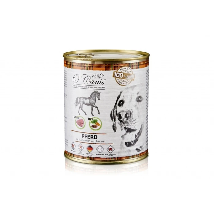 Υγρή Τροφή Σκύλων O'Canis canned wet food- horse meat with potato- 800 g