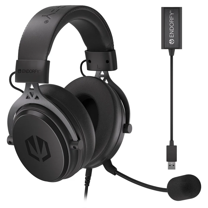 Headset Endorfy VIRO Plus USB Wired Music/Everyday Black