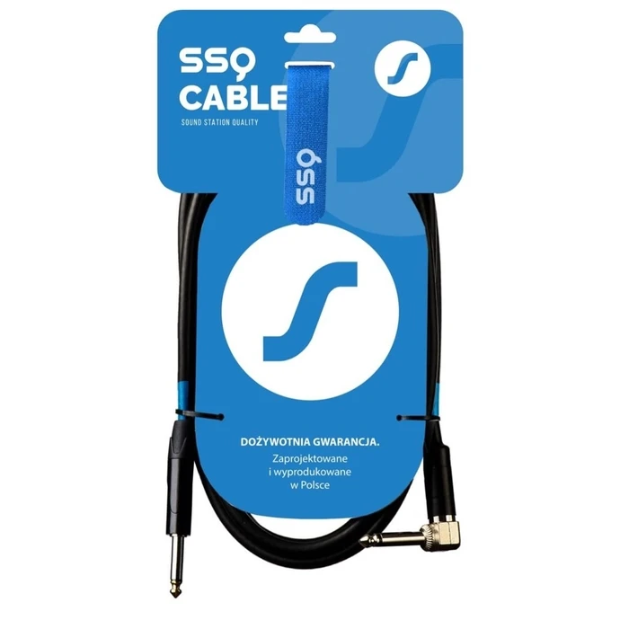 Καλώδιο Ήχου SSQ JMPJMK4 SS-1469 Mono - Jack Mono (90 degree angle) 4 m Black