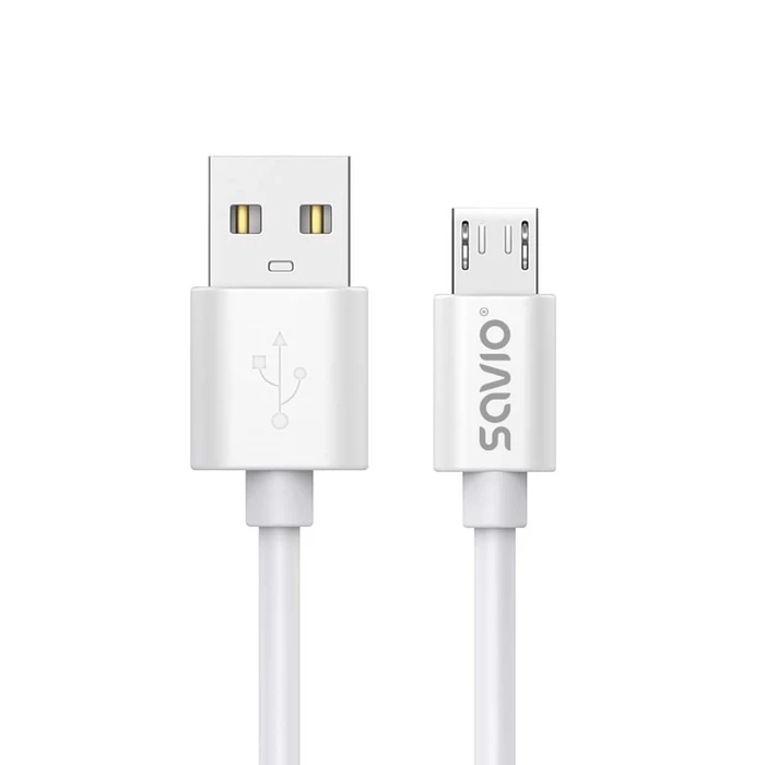 Καλώδιo USB Savio 3 m 2.0, A - Micro White CL-167