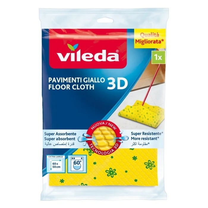 Πανάκια Καθαρισμού Vileda Floor Cloth Microfibre 3D