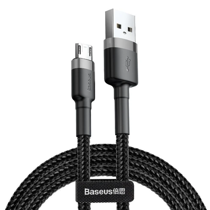 Καλώδιo USB Baseus Cafule 2.4A 1m Micro (grey/black)