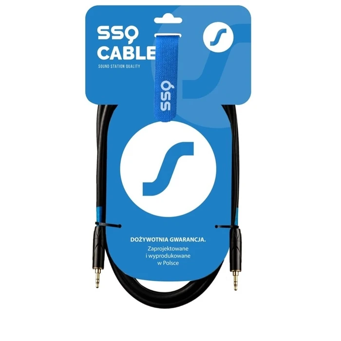 Καλώδιο Ήχου SSQ MIMI2 SS-1425 Stereo 3,5 mm - Stereo 3,5 mm 2 m Black