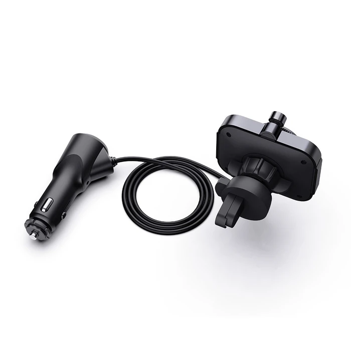 FM Transmitter Savio Bluetooth 5.0, QC/PD 3.0 charger, ENC, AUX OUT, micro SD, TR-14, black