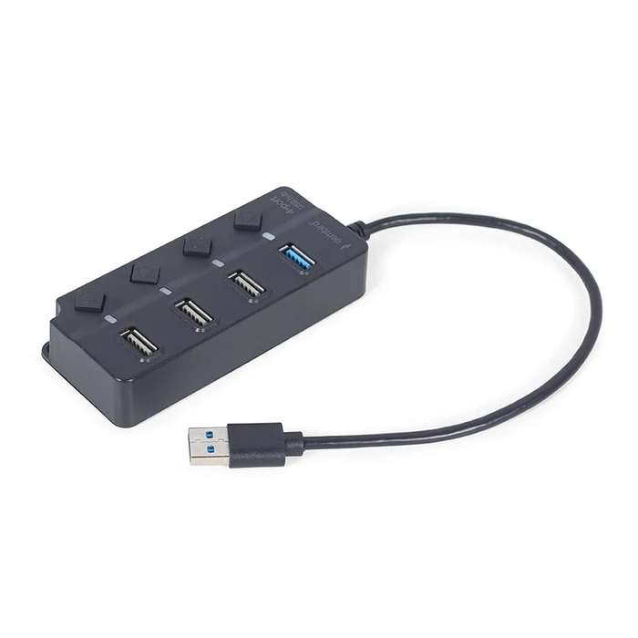 USB Hub Gembird UHB-U3P1U2P3P-01 4-port (1 x USB 3.1 + 3 x USB 2.0)