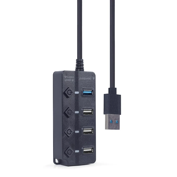 USB Hub Gembird UHB-U3P1U2P3P-01 4-port (1 x USB 3.1 + 3 x USB 2.0)