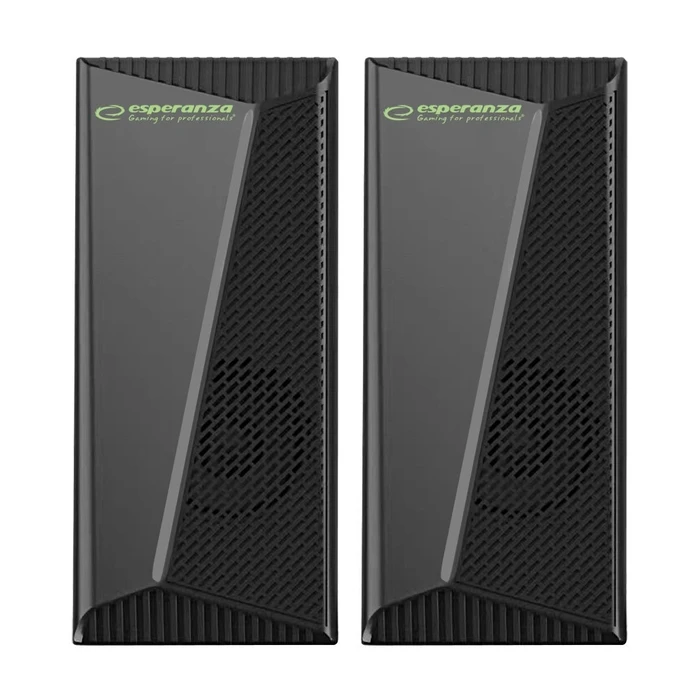 Ηχεία PC Esperanza EGS106 2.0 LED Black 6W