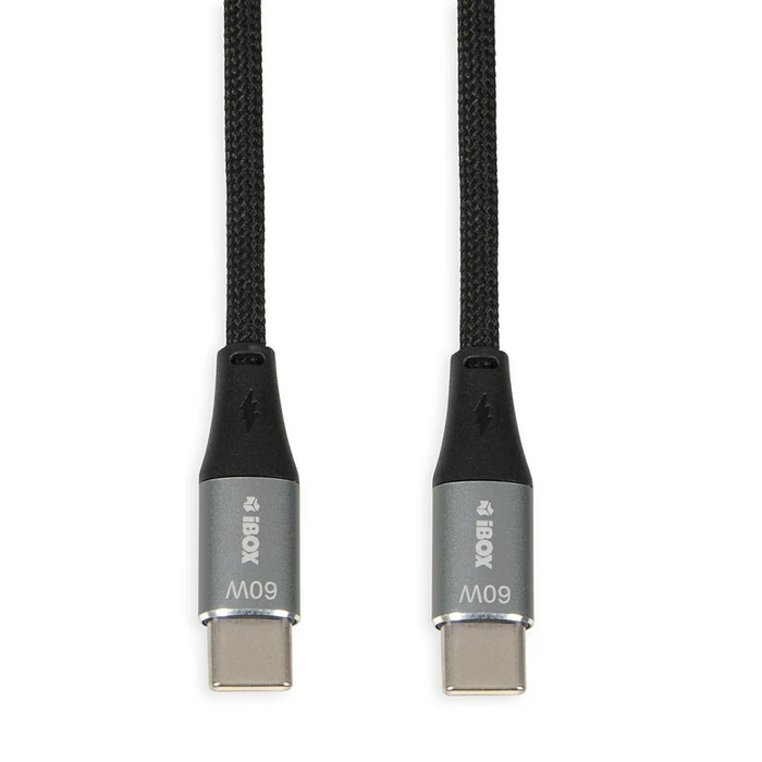 Καλώδιo USB iBox IKUTC USB-C 60W 2m Black