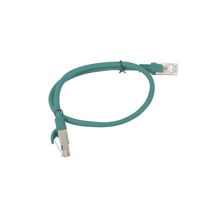 Καλώδιο Δικτύου Lanberg PCU5-10CC-0050-G Green 0.5 m Cat5e U/UTP (UTP)