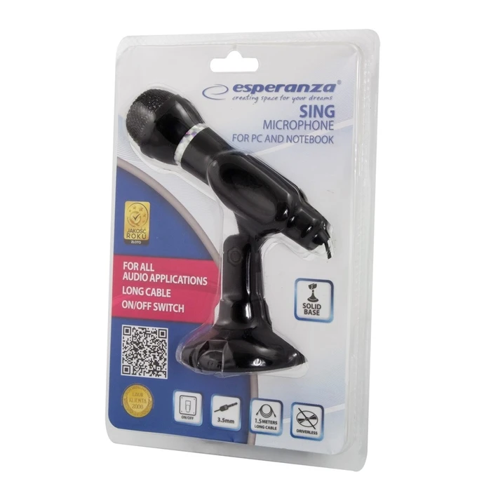 Μικρόφωνο Esperanza EH180 Table Black