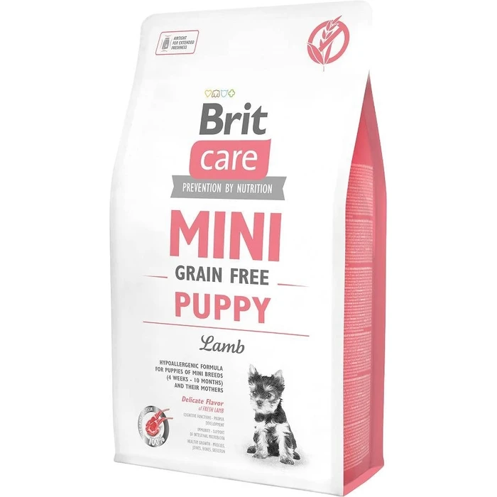 Ξηρά Τροφή Σκύλων Brit Care Mini Grain-Free Puppy Lamb 2 kg
