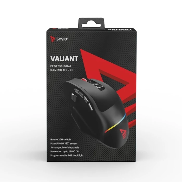 Ποντίκι Ενσύρματο Savio Valiant gaming RGB