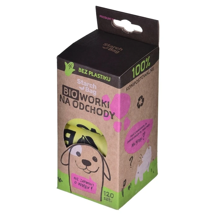 Σακούλες Περιττωμάτων Starch Bag - Dog poop bags - 8 x 15