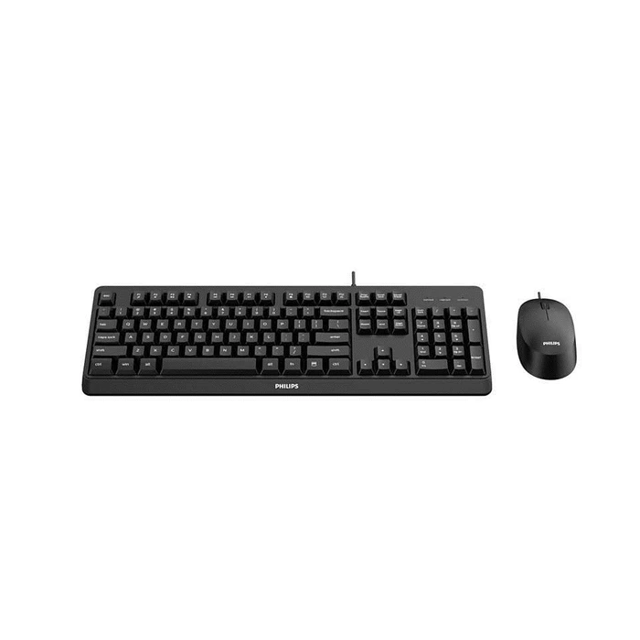 Σετ Πληκτρολόγιο Και Ποντίκι Philips 2000 series SPT6207BL/00 USB QWERTY English Black