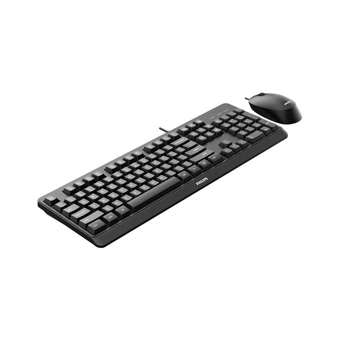 Σετ Πληκτρολόγιο Και Ποντίκι Philips 2000 series SPT6207BL/00 USB QWERTY English Black