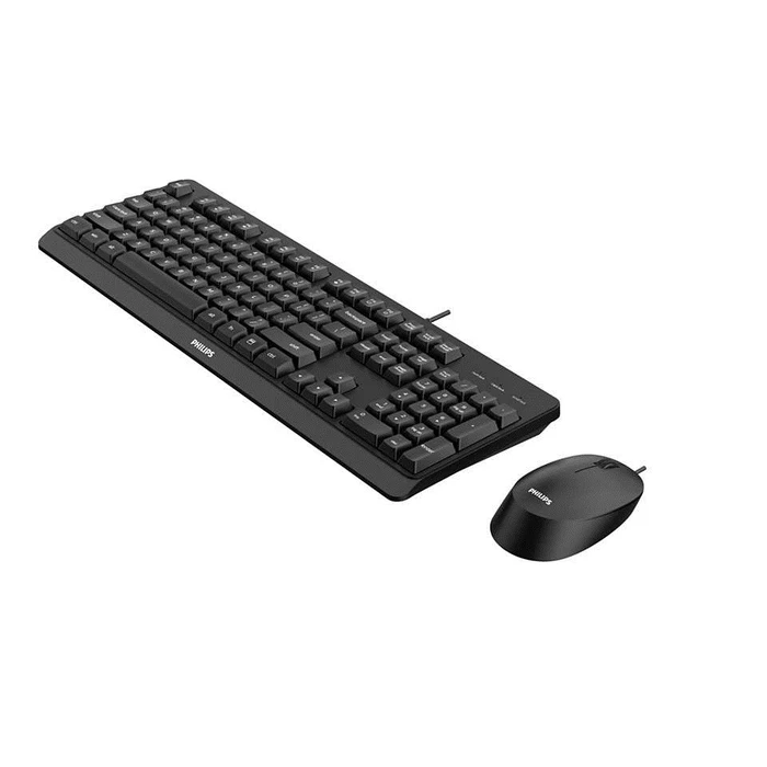 Σετ Πληκτρολόγιο Και Ποντίκι Philips 2000 series SPT6207BL/00 USB QWERTY English Black