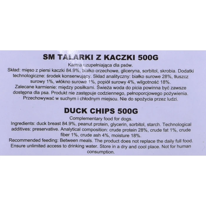 Σνακ Σκύλων Maced Duck chips 500g