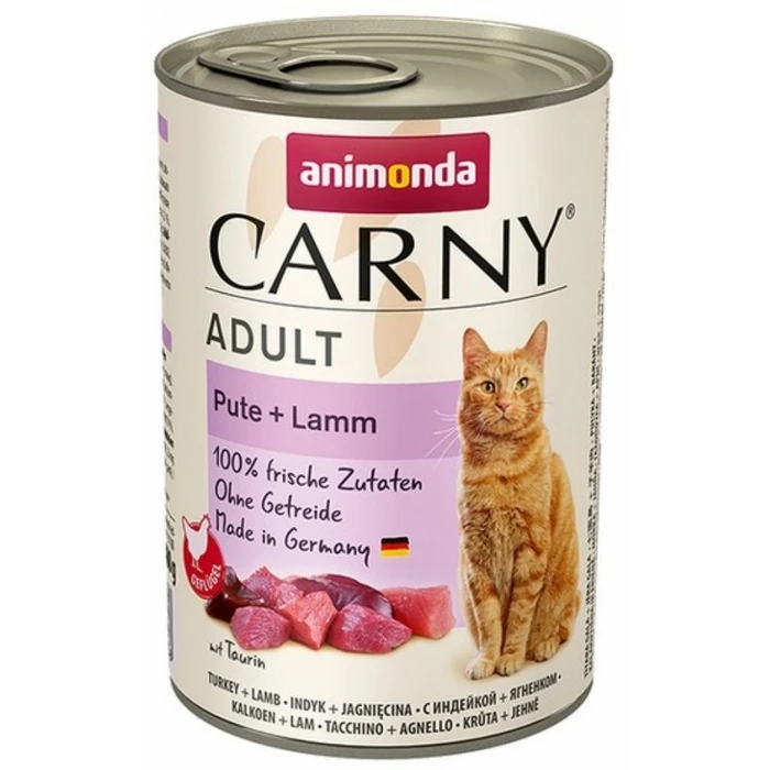 Υγρή Τροφή Γάτας Animonda Cat Carny Adult Turkey with lamb 400g