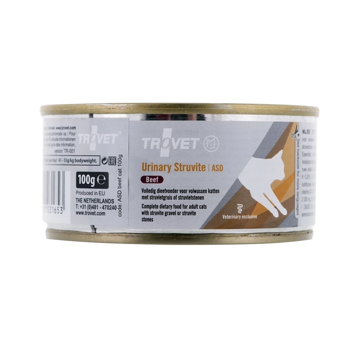 Υγρή Τροφή Γάτας Trovet ASD Urinary Struvite with beef 100 g