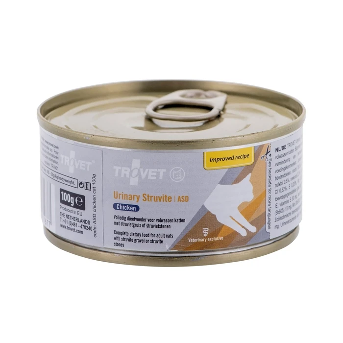 Υγρή Τροφή Γάτας Trovet ASD Urinary Struvite with chicken 100 g