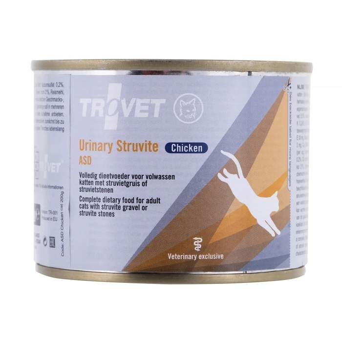 Υγρή Τροφή Γάτας Trovet ASD Urinary Struvite with chicken 200 g