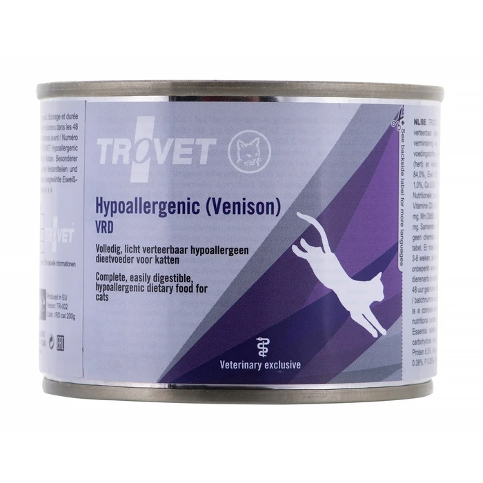 Υγρή Τροφή Γάτας Trovet Hypoallergenic VRD with venison 200g