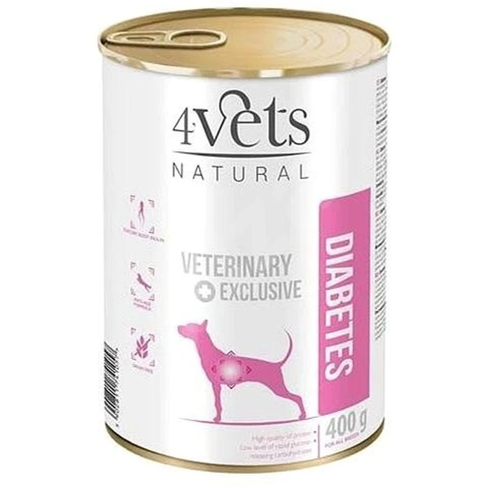 Υγρή Τροφή Σκύλων 4vets Natural Diabetes Dog 400 g