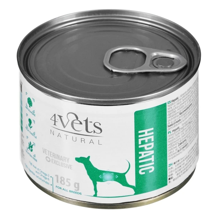 Υγρή Τροφή Σκύλων 4vets Natural Hepatic Dog 185 g