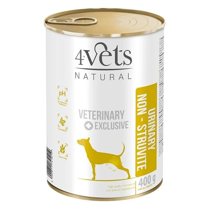 Υγρή Τροφή Σκύλων 4vets Natural Urinary No Struvit Dog 400 g