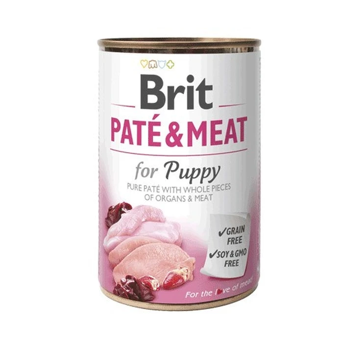 Υγρή Τροφή Σκύλων Brit Pate & Meat Puppy - 400g