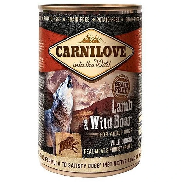 Υγρή Τροφή Σκύλων Carnilove Into the Wild Lamb&Wild Boar 400 g