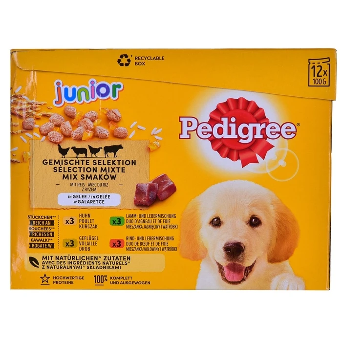 Σνακ για τον Σκύλο Pedigree Junior Selection Mix 12x100 g