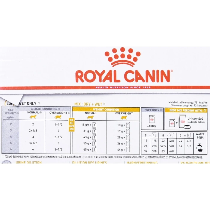 Υγρή Τροφή Royal Canin Feline Urinary S/O Moderate Calorie 85 g