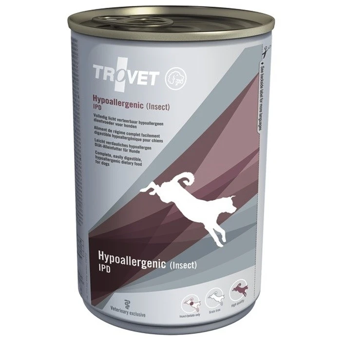 Υγρή Τροφή Σκύλων Trovet Hypoallergenic IPD with insect 400 g