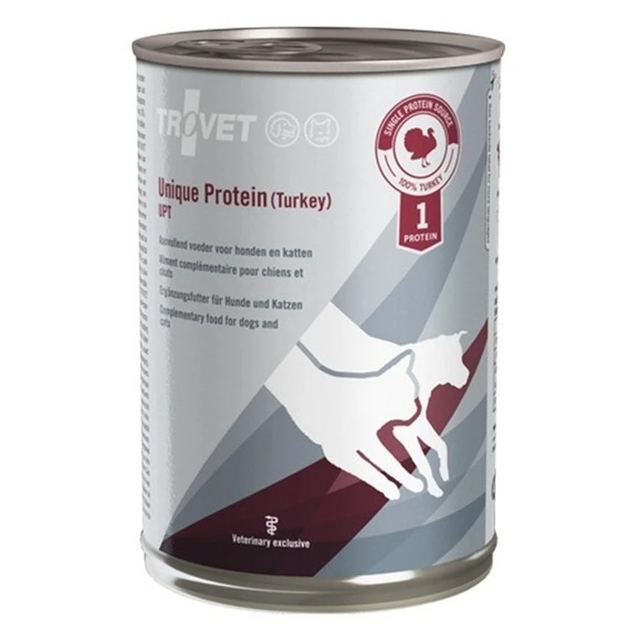 Υγρή Τροφή Σκύλων Trovet Unique Protein UPT with turkey - and cat - 400 g