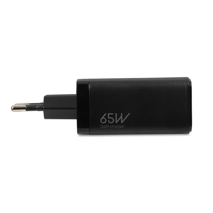 Φορτιστής Πρίζας iBox C-65 Black, GaN 65W