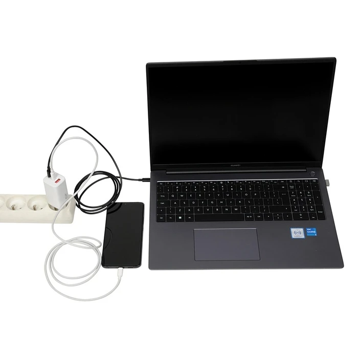 Φορτιστής Πρίζας iBox C-65 White, GaN 65W