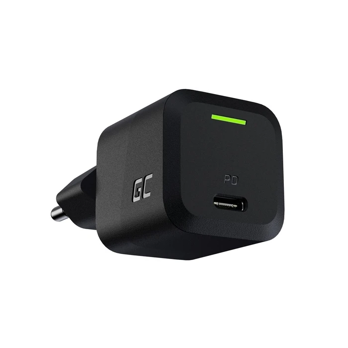 Φορτιστής Πρίζας USB Green Cell PowerGaN 33 W PD 3.0 QC 3.0 1x USB-C black