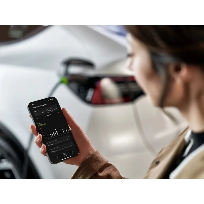 Φόρτισης Ηλεκτρικών Αυτοκινήτων Green Cell Habu EVGC01 EV 11 kW 7 m Type 2 CEE Black